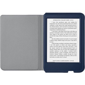 Kobo Basic SleepCover Capa exterior - Oceano Azul Profundo - Microfibra, Poliéster, Plástico Corpo