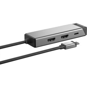 Alogic A/V Adapter - 1 x USB Type C - Male - 1 x HDMI 2.0 Digital Audio/Video - Female, 1 x USB Type C Power - Female - 40