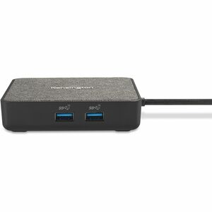 Kensington MD120U4 USB4 Docking Station for Monitor, Notebook, Tablet - 100 W - Black - Portable - 2 Displays Supported - 