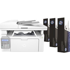 HP LaserJet Ultra M134fn Wireless Laser Multifunction Printer - Monochrome - Copier/Fax/Printer/Scanner - 1200 dpi Print -