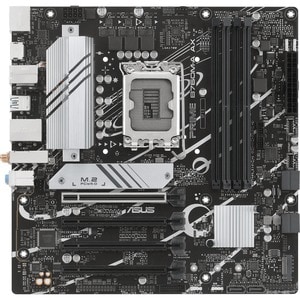 Asus Prime PRIME B760M-A AX Desktop Motherboard - Intel B760 Chipset - Socket LGA-1700 - Micro ATX - Core, Pentium Gold, C