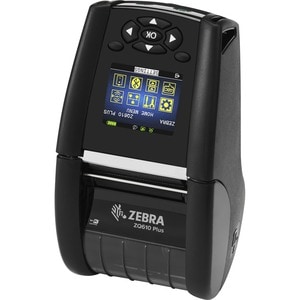 Zebra ZQ610 Plus Desktop, Industrial, Mobile Direct Thermal Printer - Monochrome - Label/Receipt Print - Bluetooth - Near 