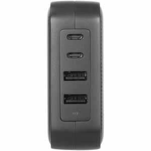 Targus PowerElite 100W GaN Wall Charger - Europe, Australia - 120 V AC, 230 V AC Input - Black