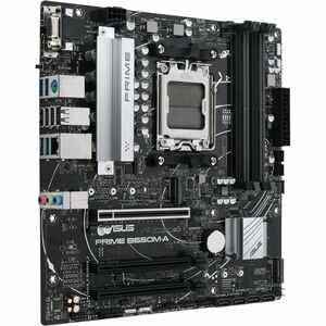 Asus Prime B650M-A-CSM Desktop Motherboard - AMD B650 Chipset - Socket AM5 - Micro ATX - Ryzen 7, Ryzen 5 Processor Suppor