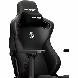 Anda Seat Kaiser 3 Series Premium Gaming Chair - For Gaming - PVC Leather, Linen, Fabric, Steel, Memory Foam, Metal - Black