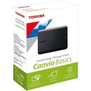 Disco Duro Pórtatil Toshiba Canvio Basics - Externo - 4TB - Negro mate - USB 3.0