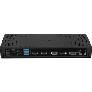 Station d'accueil i-tec USB 3.2 (Gen 2) Type C pour Casque, Moniteur, Tablette, Notebook - 160 W - Gris - 3 Écrans support
