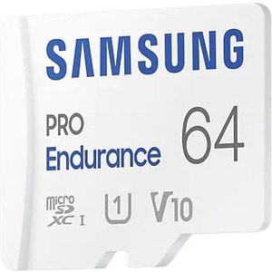 Carte microSDXC Samsung PRO Endurance - 64 Go - Classe 10/UHS-I (U1) - V10 - 100 Mo/s en Lecture - 30 Mo/sSpaceen Écriture