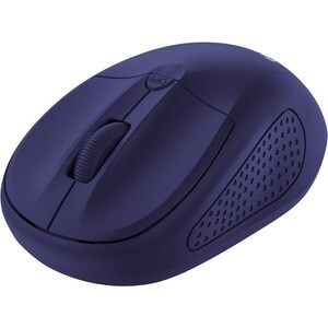 Trust Primo Mouse - Radio Frequency - USB 1.0 - Optical - 4 Button(s) - Matte Blue - Wireless - 2.40 GHz - 1600 dpi - Scro