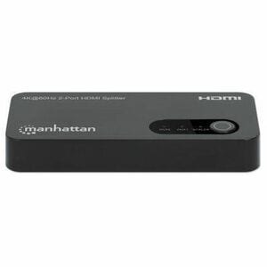 Video Splitter HDMI 4k@60Hz, 1 in:2 out, 1 - 3840x2160 - 1 x Entrada HDMI - 2 x Salida HDMI - USB