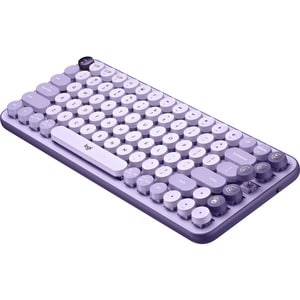 Logitech POP Keys Wireless Mechanical Keyboard with Customizable Emoji Keys - Wireless Connectivity - Bluetooth - 5.1 - 10