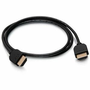 C2G 6ft Plus Series Slim Flexible HDMI Cable with Low Profile Connectors - VW-1 Rated - 4K 60Hz - M/M - Black (2 Pack) - 6