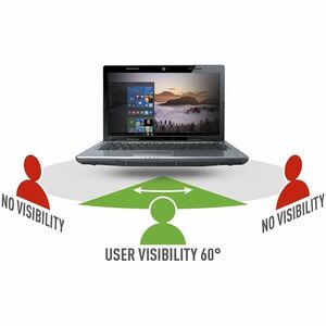 MOBILIS Anti-glare Privacy Screen Filter - For 35.6 cm (14") Widescreen LCD Notebook - 16:10 - Glare Resistant, Fingerprin