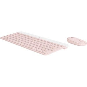 Logitech MK470 键盘鼠标 - USB 无线 RF 2.40 GHz 键盘 - USB 无线 RF 鼠标 - 光学 - 1000 dpi - 滚轮 - 对称 - AA, AAA - 兼容 PC