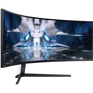Monitor LCD Samsung Odyssey Neo G9 S49AG950NP 1244,6 mm (49") Class Dual Quad HD (DQHD) Schermo curvo - 32:9 - Nero, Bianc