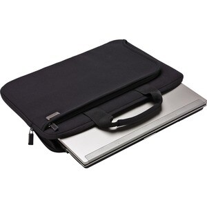 Dicota SmartSkin Tasche (Sleeve) für 33,8 cm (13,3 Zoll) Notebook - Schwarz - Neopren Körper - Griff