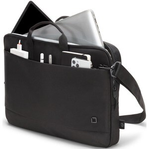 Dicota Eco Slim Case MOTION Tasche für 32,8 cm (12,9 Zoll) bis 39,6 cm (15,6 Zoll) Notebook, Tablet, Smartphone - Schwarz 