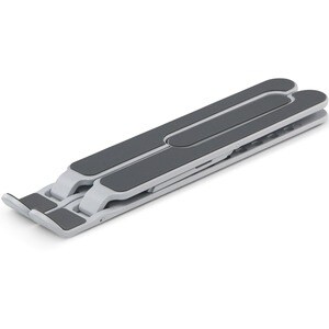 Dicota Höhenverstellbar Notebook-Ständer - 6 cm Höhe x 26,5 cm Breite x 16 cm Tiefe - Aluminiumlegierung, Silikon - Grau