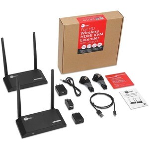 SIIG Full HD Wireless HDMI KVM Extender with Loopout - 1080p up to 500ft - Transmits 1080p HDMI signals wirelessly up to 5