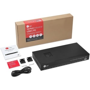 16-Port Industrial USB-C PD Charging Station - 600W - SIIG Industrial grade power charging station adds 16 USB-C charging 