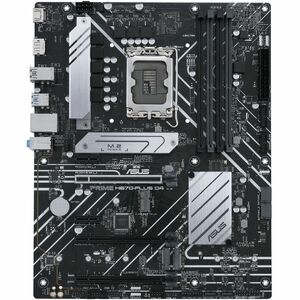 Asus Prime H670-PLUS D4 Desktop Motherboard - Intel H670 Chipset - Socket LGA-1700 - ATX - Core, Pentium Gold, Celeron Pro