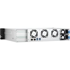Sistema di memorizzazione SAN/NAS QNAP TS-855eU-RP-8G - 8 x Vani totali - 5 GB Capacità memoria Flash - Intel Atom MT8168 