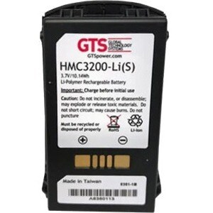 GTS Bateria - Íon Lítio (Li-Ion) - 100 / Pack - Para Mobile Computer - Bateria recarregável - 3.7 V - 2740 mAh Shelf Life
