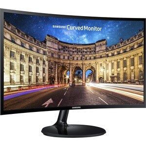 Samsung C27F390FHR 27" Class Full HD Curved Screen LED Monitor - 16:9 - Black - 68.6 cm (27") Viewable - Vertical Alignmen