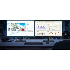 Samsung S27B610EQU 27" Class WQHD LCD Monitor - 16:9 - Black - 68.6 cm (27") Viewable - In-plane Switching (IPS) Technolog