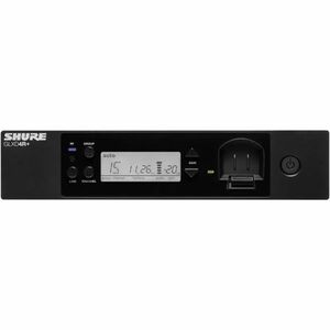 Shure GLXD4R+ Digital Wireless Dual Band Half-Rack Receiver - 2.40 GHz to 5.80 GHz Operating Frequency - 20 Hz to 20 kHz F