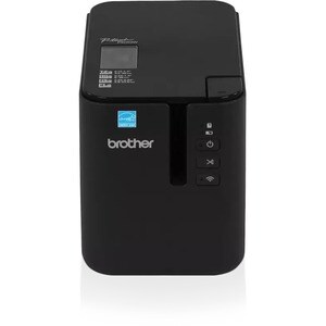 Brother P-touch PTP900C Desktop Thermal Transfer Printer - Monochrome - Label Print - USB - Serial - With Cutter - Peel Fa
