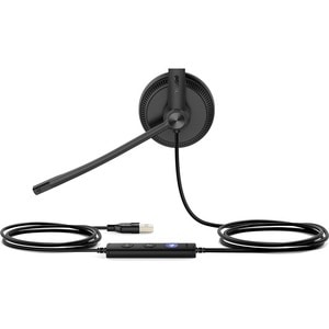 Yealink UH34 Mono Teams Wired Over-the-head Mono Headset - Black - Monaural - Supra-aural - 32 Ohm - 20 Hz to 20 kHz - 120