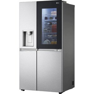 Congelatore/Freezer LG GSXV90MBAE 635 L Combinato - Metallico - Vetro temprato - Digital Inverter Compressor - Smart Conne
