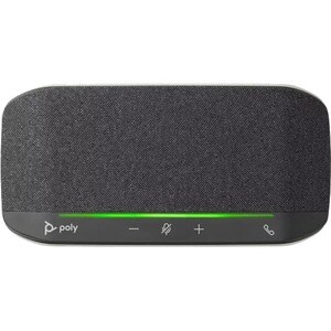Poly Sync 10 免提电话 - 黑, 银 - USB - 麦克风 - USB