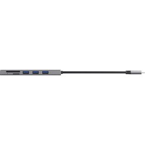 Trust - Hub 5-en-1 aevc 3 ports USB 3.2, 1 port micro SD et 1 port SD HALYX