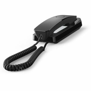 Gigaset 200 Standard-Telefon - Desktop, Wandmontierbar - Schwarz - Hörhilfen-kompatibel