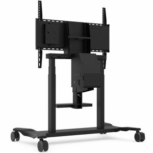 ViewSonic VB-STND-007 Universal Display Cart for 55 to 86 inch screens up to 265 lbs, VESA Pattern Compatible for 400x200 