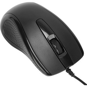 Souris BlueTrace Targus AMU81AMGL Pleine taille - USB Type A - 3 Bouton(s) - Noir - Câble - 1000 dpi - Roulettes avec frei