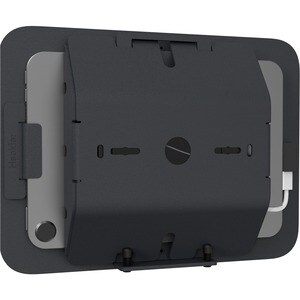 Heckler Design Wall Mount for iPad mini (6th Generation), Gang Box, Network Adapter - Black Gray - Powder Coated Steel, Po