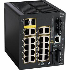 Switch Layer 3 Cisco Catalyst IE3100 Rugged 20 Porte Gestibile - Gigabit Ethernet - 1000Base-T - Nero - 3 Layer supportato