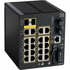 Cisco Catalyst IE3100 Rugged 20 Ports Manageable Layer 3 Switch - Gigabit Ethernet - 1000Base-T - Black - 3 Layer Supporte