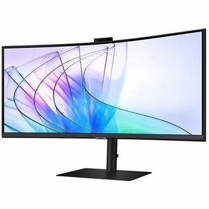 Samsung ViewFinity S6 S34C654VAN 34" Class Webcam UW-QHD Curved Screen LCD Monitor - 21:9 - Black - 34" Viewable - Vertica