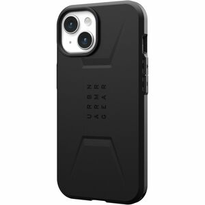 Urban Armor Gear Civilian Case for Apple iPhone 15 Smartphone - Black - 1 Pack - Pack - Shock Absorbing, Impact Resistant,