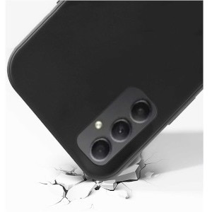 Coque ALTADIF - pour Samsung Galaxy A14 Smartphone - Noir - Antidérapante - Caoutchouc de silicone