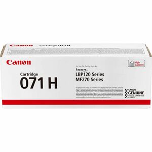 Canon 071H Original High Yield Laser Toner Cartridge - Black - 1 Pack - 2500 Pages