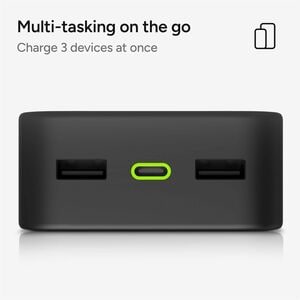 mophie powerstation XL for phones and tablets - portable power with USB-C fast charging - 20,000 mAh internal battery - Th