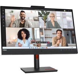 Moniteur LCD Lenovo ThinkVision T27hv-30 27" Class Webcam WQHD - 16:9 - Noir corbeau - 68,6 cm (27") Viewable - Technologi