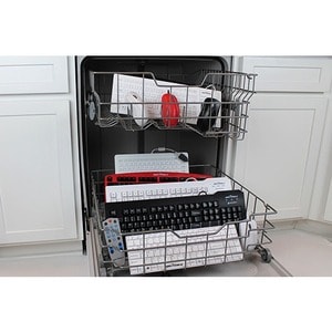 Seal Shield Cleanwipe Wireless Waterproof Keyboard - Wired/Wireless Connectivity - RF - 2.40 GHz - USB Interface - English