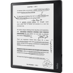 Kobo Elipsa 2E Digital Text Reader - 32 GB Flash - 26.2 cm (10.3") Display - Touchscreen - 1404 x 1872 - Wireless LAN - Bl