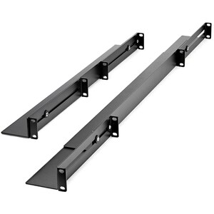 StarTech.com 1U 19" Server Rack Rails 24-36" Adjustable Depth /Universal 4 Post Network/Server/UPS Equipment Mounting Rack